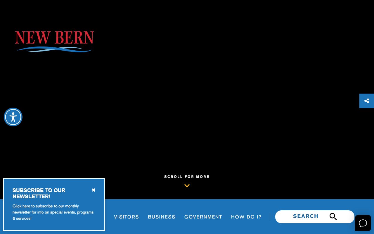 City of New Bern website for New Bern residents directory