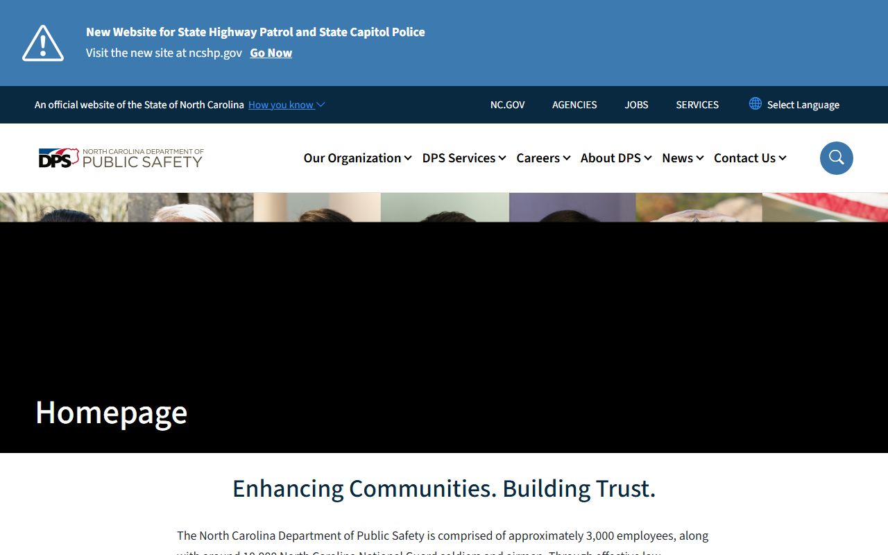 North Carolina Department of Public Safety for residents directory